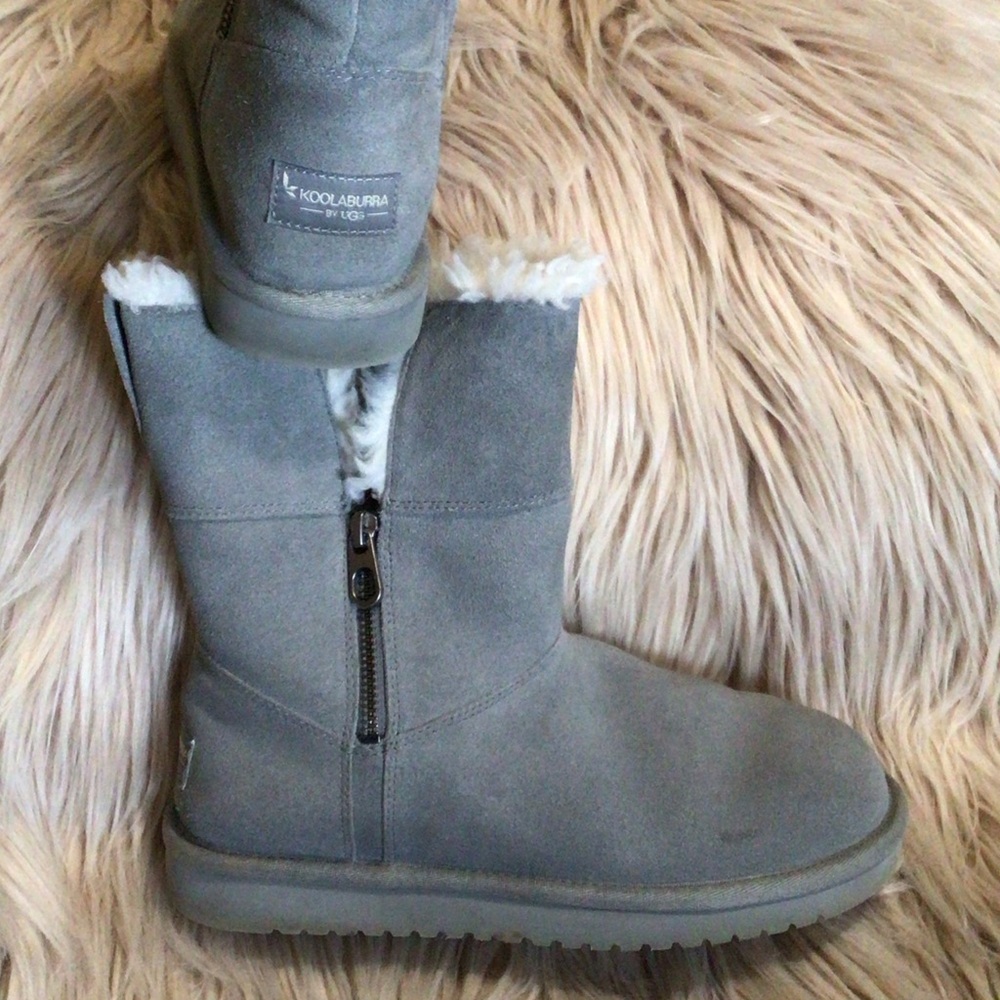 Koolaburra Light Gray Winter Boots